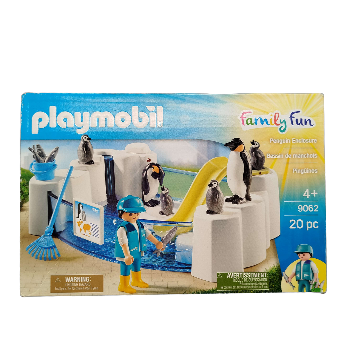 Playmobil Family Fun Pinguinbecken 9062 Set Zoo Gehege