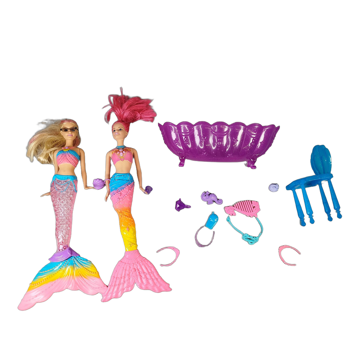 Mattel Bundle Barbie Dreamtopia DHC40 DHM47 2x Meerjungfrauen Puppen