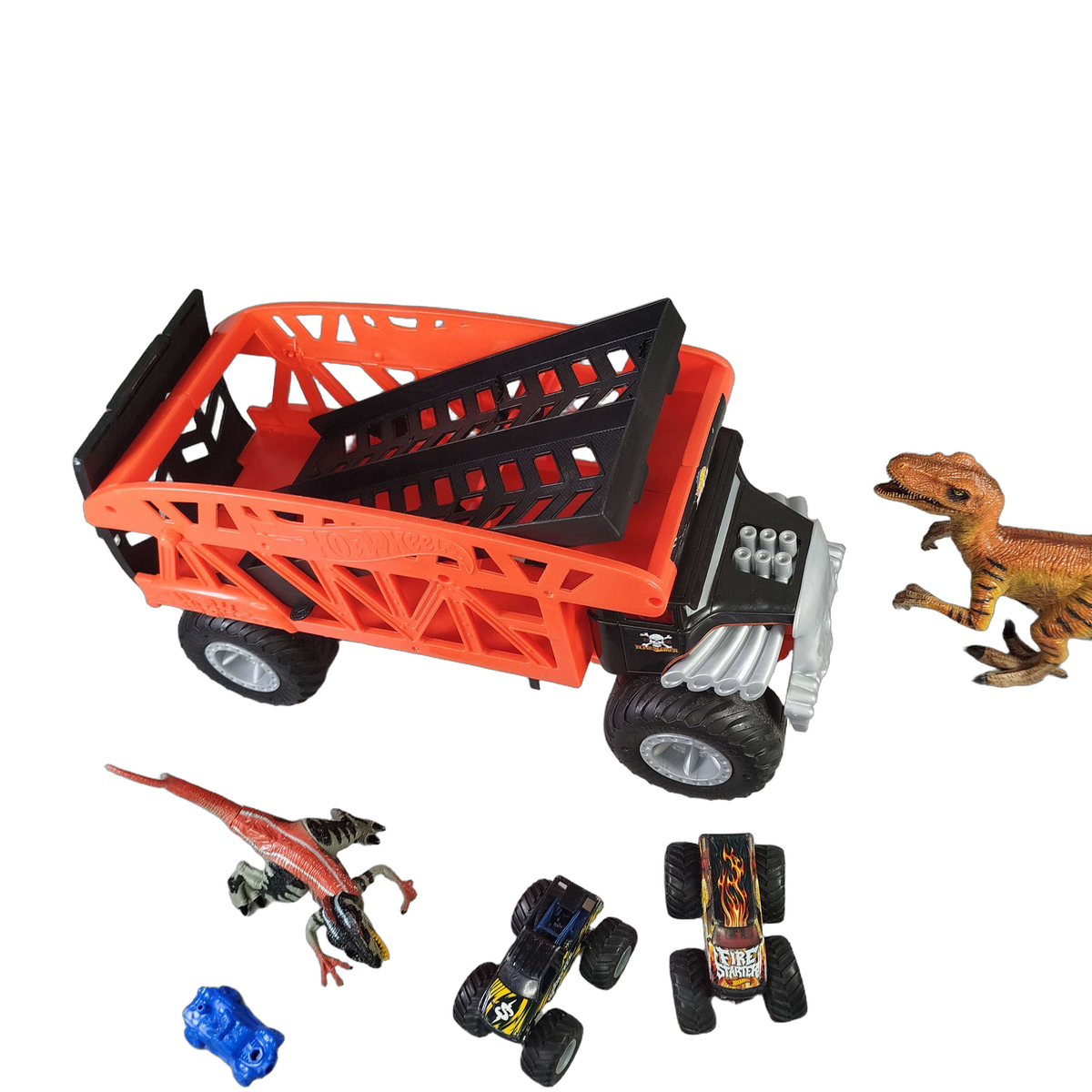 Mattel Bundle Monster Trucks Set Monster Mover GKD37 Transporter