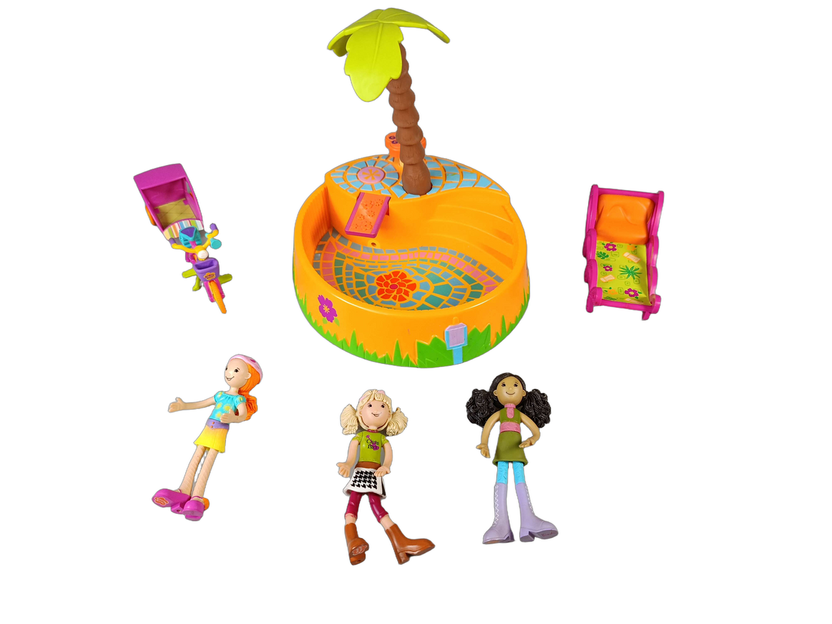 Groovy Girls Bundle Splash Bash Mini Pool Puppen & Zubehör