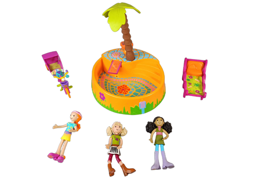 Groovy Girls Bundle Splash Bash Mini Pool Puppen & Zubehör