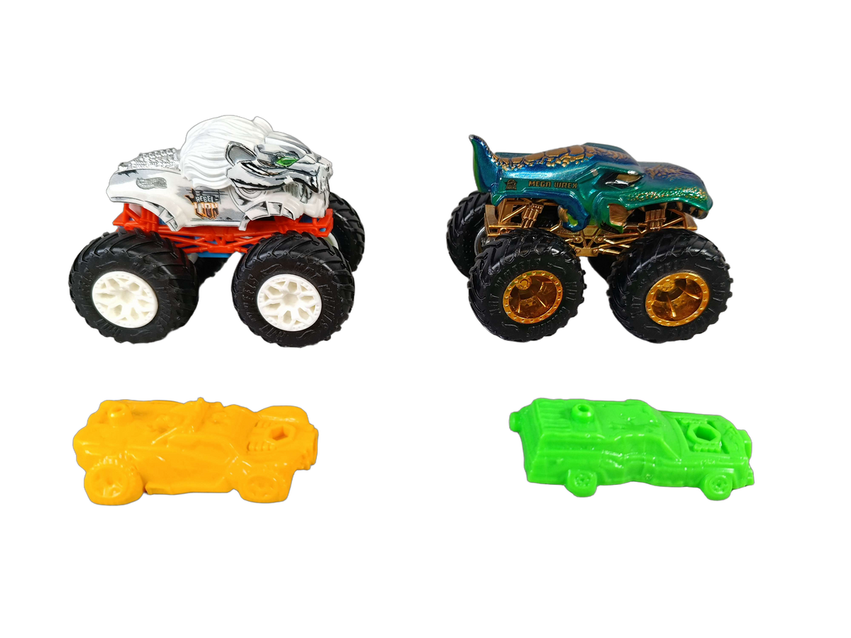 Mattel Bundle Hot Wheels Monster Trucks Set von 4 Monstertrucks