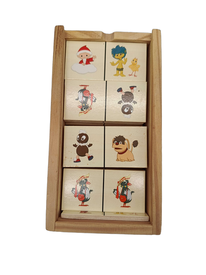 Paul Hartmann Holz Mix & Match Puzzle, mit Dreikant-Blöcken