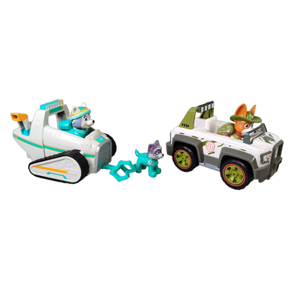 Spin Master Bundle Paw Patrol großes Set Jet, Cruiser, Schneemobil