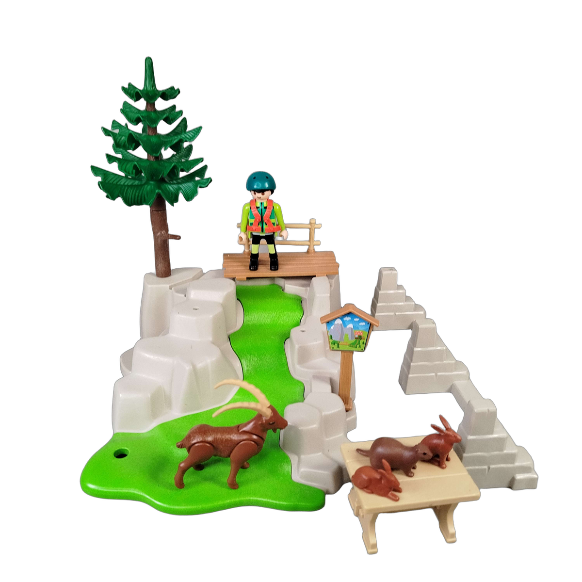 Playmobil Berghütte mit Kletterfelsen 9126 Spielset