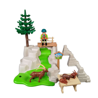 Playmobil Berghütte mit Kletterfelsen 9126 Spielset