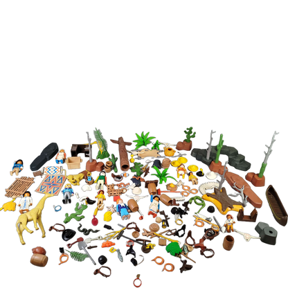 Playmobil Bundle Western & Safari Set Figuren, Tiere & Zubehör