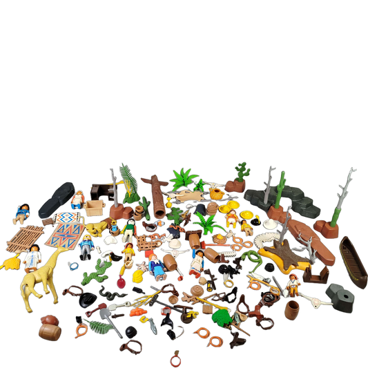 Playmobil Bundle Western & Safari Set Figuren, Tiere & Zubehör