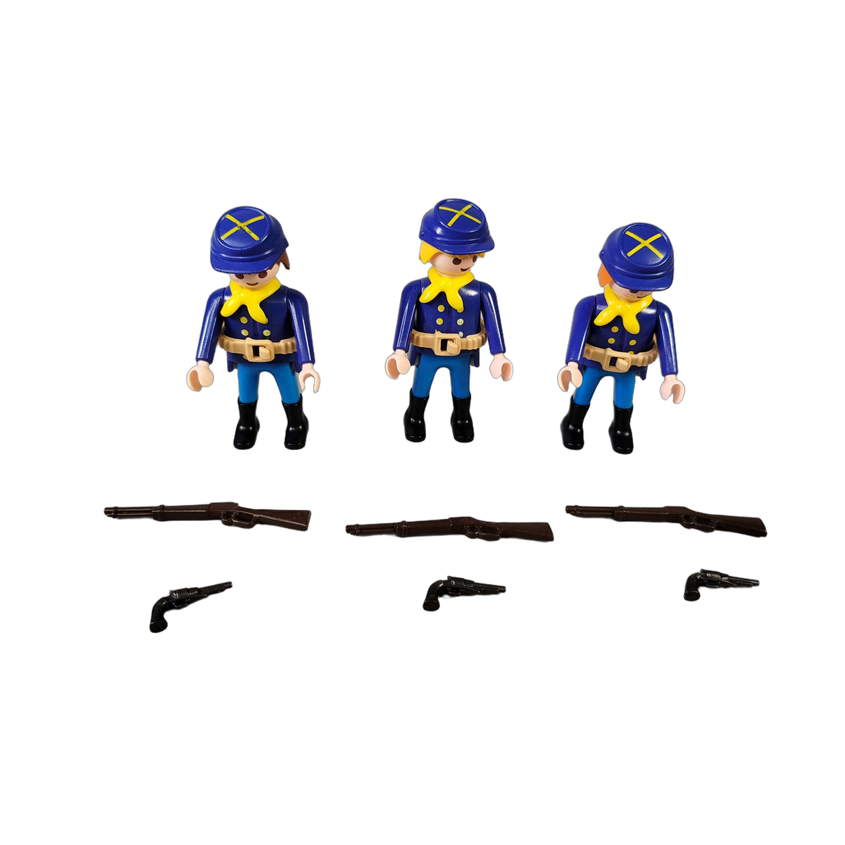 Playmobil 3 Nordstaatler 7047 Western Soldaten Figuren