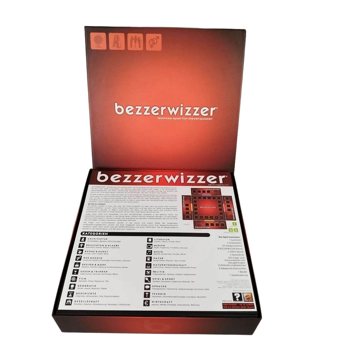 Mattel Bezzerwizzer Y9583-0712 G1 Quiz-Brettspiel
