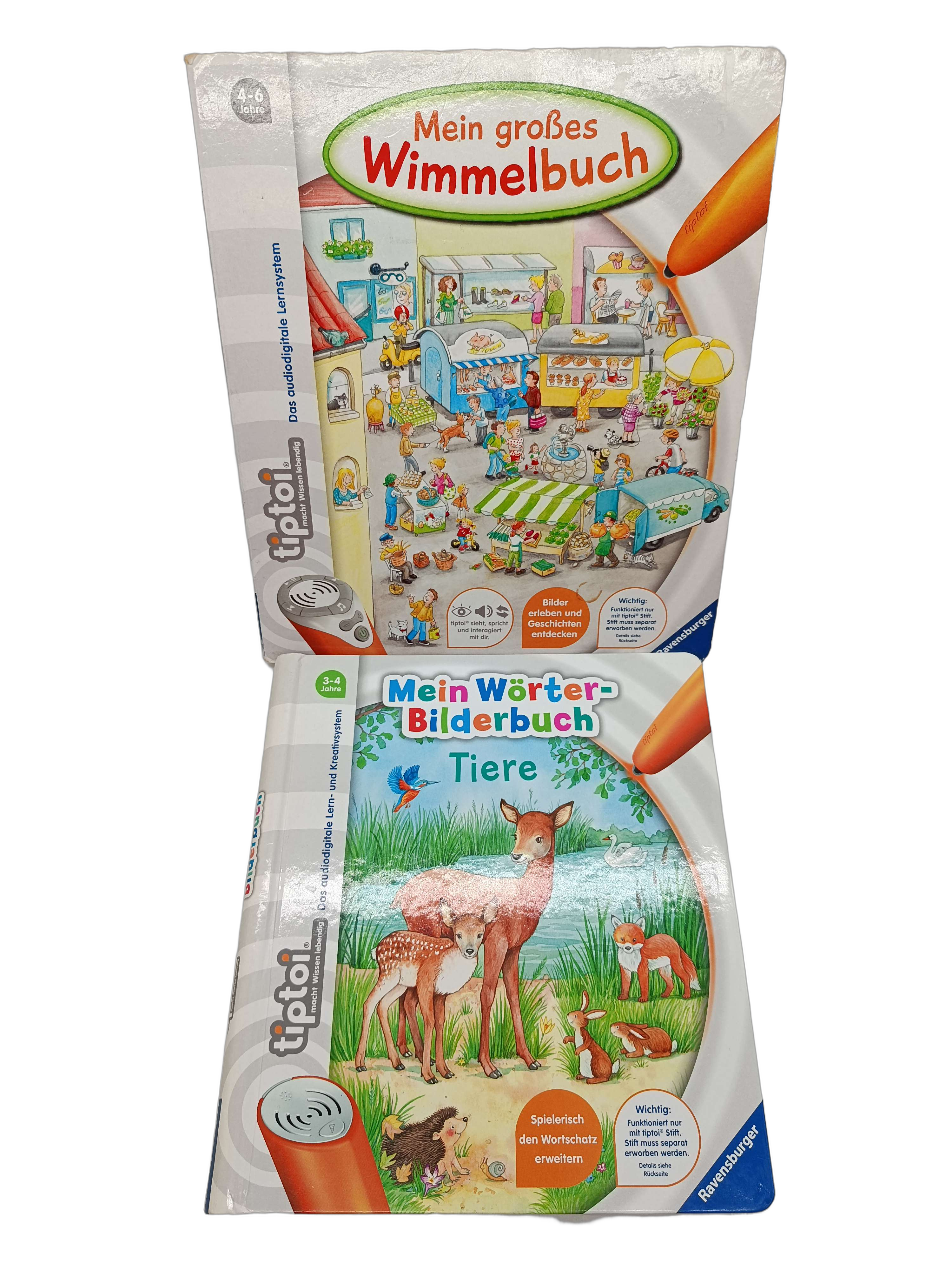 Ravensburger Bundle tiptoi Set von 2 Wimmelbuch & Wörterbuch