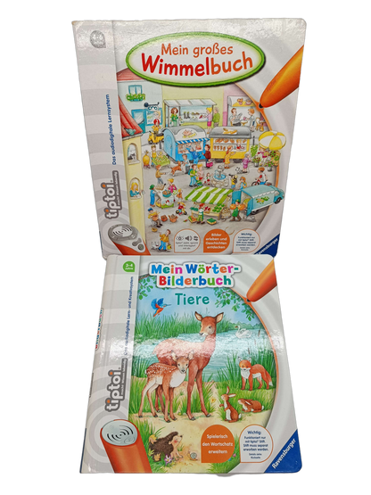 Ravensburger Bundle tiptoi Set von 2 Wimmelbuch & Wörterbuch