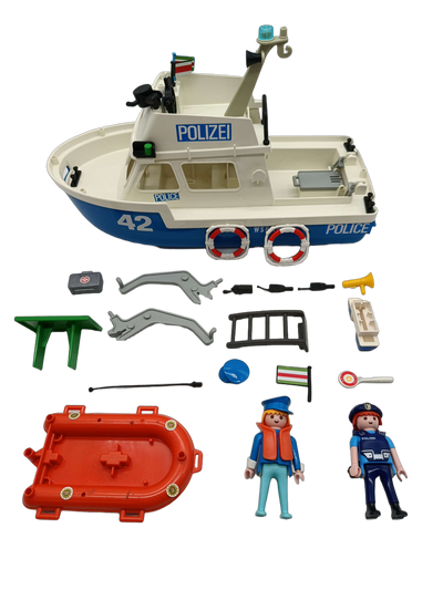 Playmobil 3539-A Polizeiboot mit Zubehör
