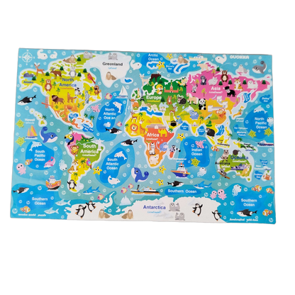 QUOKKA Weltkarte Holzpuzzle
