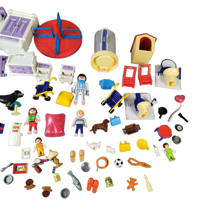 Playmobil Bundle Victorian Puppenhaus großes Set Figuren & Möbel