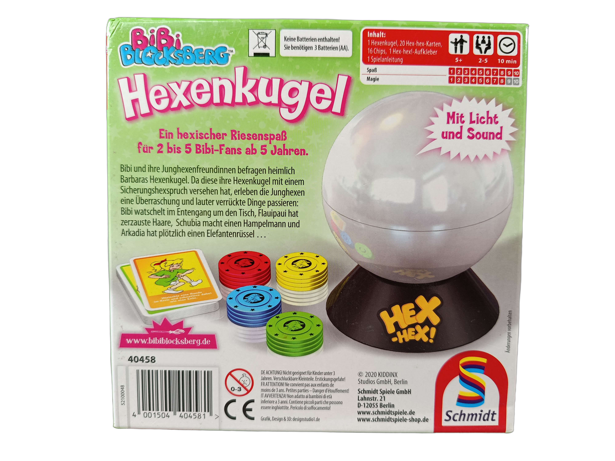 Schmidt Spiele Bibi Blocksberg Hexenkugel 40458