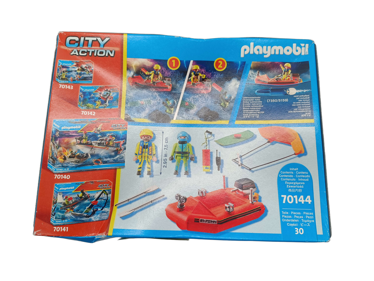 Playmobil City Action 70144 Kitesurfer-Rettung mit Speedboot Spielset