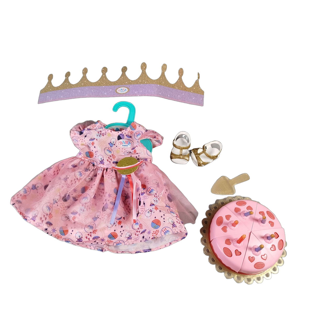 Zapf Creation BABY born Deluxe Happy Birthday Set Outfit mit Zubehör
