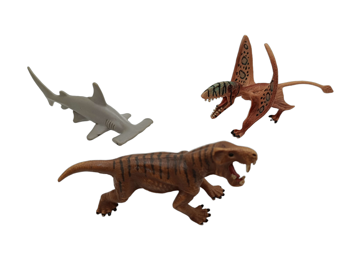 Schleich Tiere Bundle Dinosaurier & Meerestiere 7 Teile Figuren