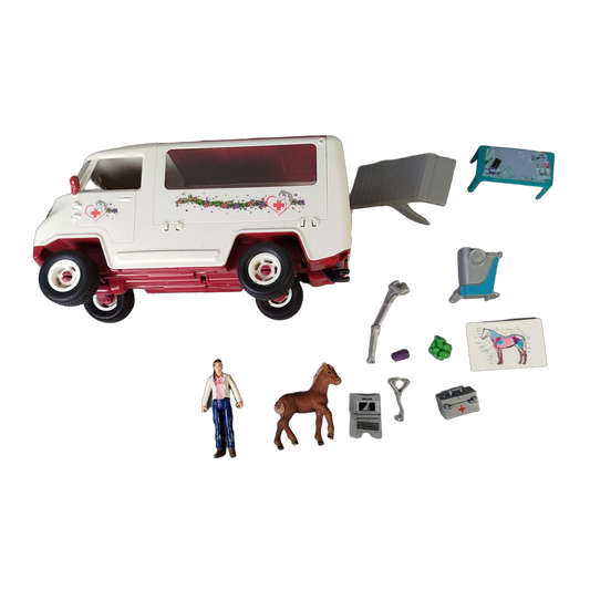 Schleich Mobile Tierärztin mit Fohlen 42370, Spielset