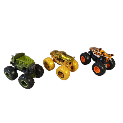 Mattel Bundle Hot Wheels Monster Trucks Set von 3 Spielzeugautos