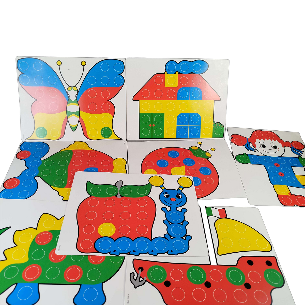 Quercetti Fantacolor Junior 4190 Steckmosaik Bastelspielzeug
