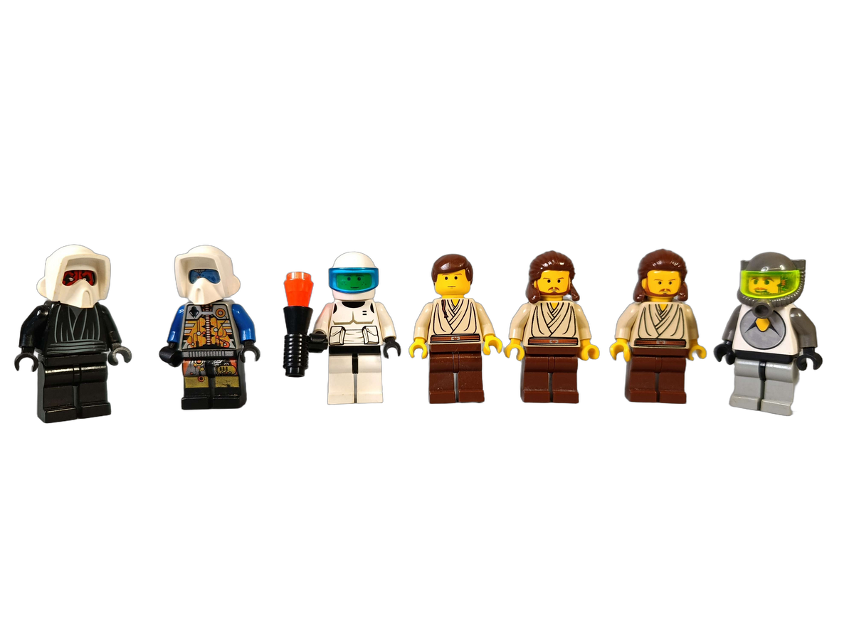 LEGO Bundle Set von 11 Minifiguren Ritter, Raumfahrer, Cowboy