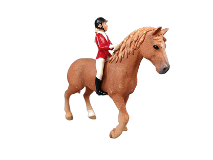 Schleich Tiere Bundle Pferde & Reiter 6 Teile Figuren