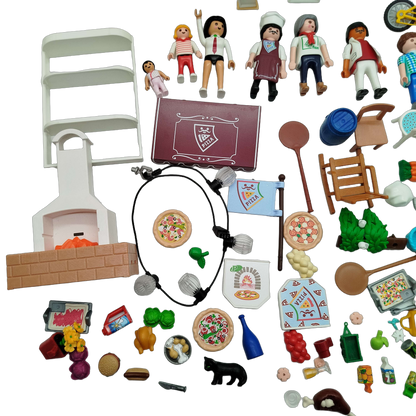 Playmobil Pizzeria mit Gartenrestaurant 70336 Spielset mit Zubehör