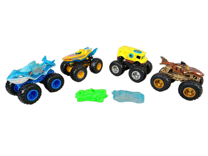 Mattel Bundle Hot Wheels SpongeBob Set von 7 Monstertrucks & Autos