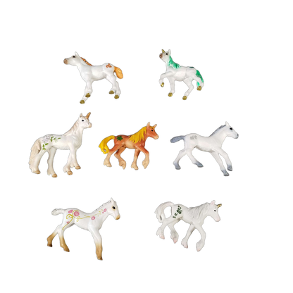 Schleich Bundle Bayala Einhorn-Fohlen 7 Teile Figuren