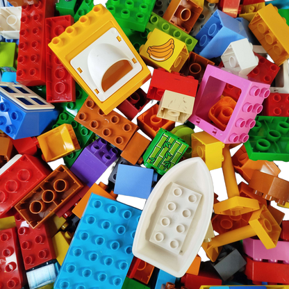 Konvolut LEGO Großbausteine & Grundplatten ca. 2,2 kg, ab 3 4 5 Jahre