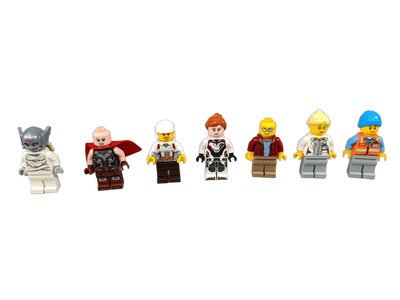 LEGO Bundle Minifiguren Set von 7 Figuren & Zubehör