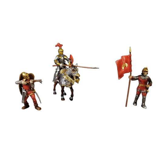 Schleich Bundle Ritter 70014 70016 70017 3 Teile Figuren & Pferd