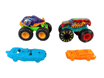 Mattel Bundle Hot Wheels Set von 6 Monstertrucks & Autos
