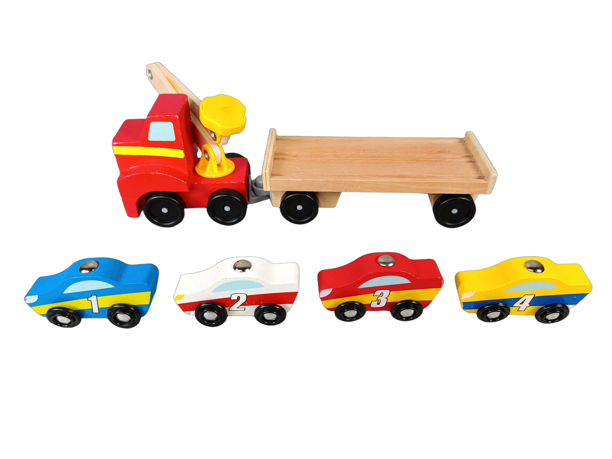 Melissa & Doug Magnetischer Autolader Autotransporter & Magnetspielzeug