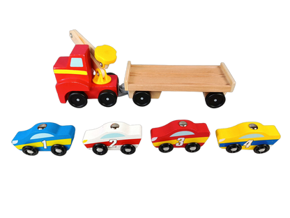 Melissa & Doug Magnetischer Autolader Autotransporter & Magnetspielzeug