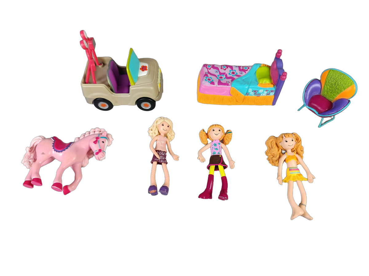 Manhattan Toy Bundle Groovy Girls großes Set Modepuppen Auto & Pferd