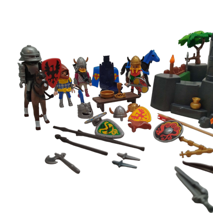 Playmobil Bundle Knights Attack Fortress 3137 Set von 2 Burg & Ritter