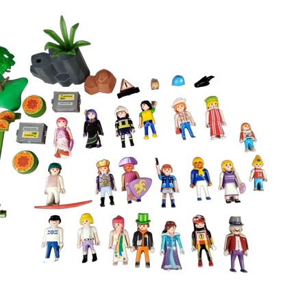 Playmobil Bundle 21x Figuren & Zubehör mit Landschaftsteilen