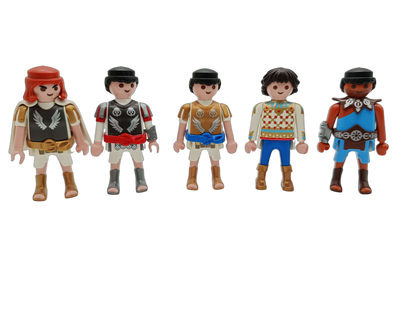 Playmobil Bundle Ritter Set von 54 Figuren & Pferde mit Zubehör