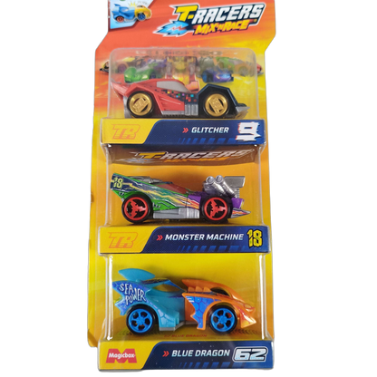Magic Box Int. Bundle Mix & Race 3-Packs Set von 6 Spielzeugautos, Neu