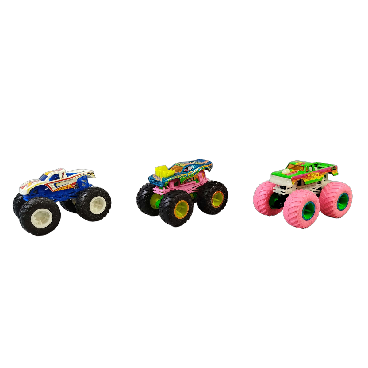Mattel Bundle Monster Trucks Set von 3 Monstertrucks 1:24 & 1:64