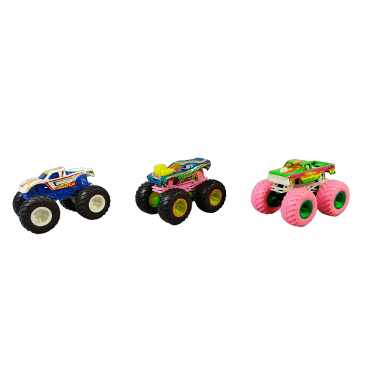 Mattel Bundle Monster Trucks Set von 3 Monstertrucks 1:24 & 1:64