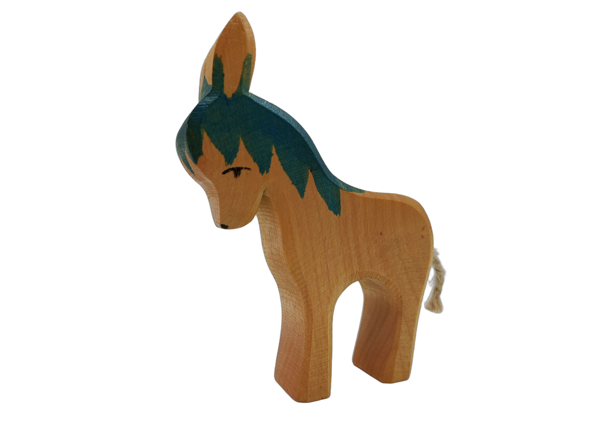 Ostheimer Esel stehend 11201 Holzfigur