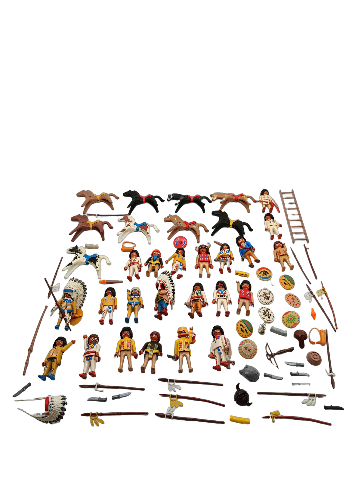 Playmobil Bundle Western & Indianer Figuren, Pferde & Zubehör