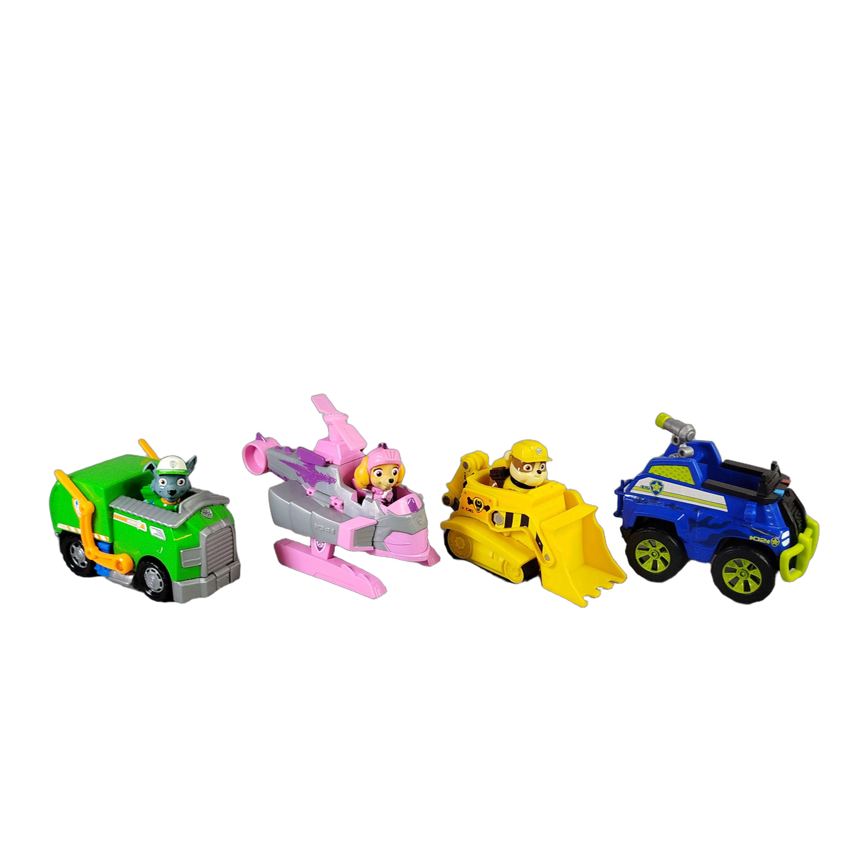 Spin Master Bundle Paw Patrol Set von 4 Fahrzeuge Helikopter