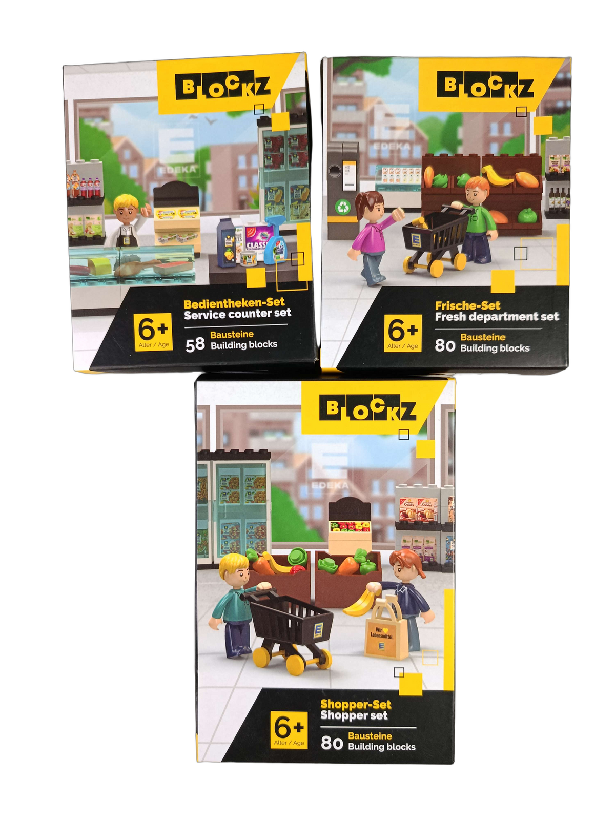 BLOCKZ by Boost Bundle Supermarkt Kasse Set Bausteine & Zubehör, Neu