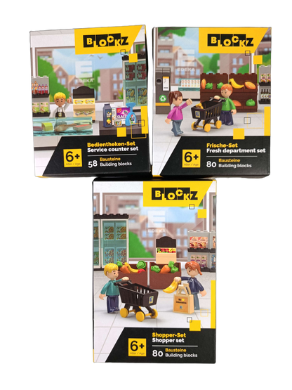 BLOCKZ by Boost Bundle Supermarkt Kasse Set Bausteine & Zubehör, Neu