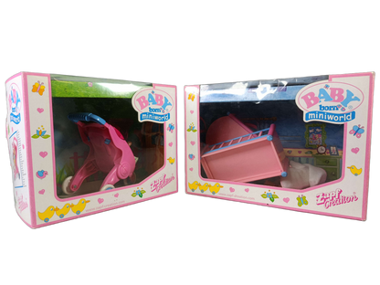 Zapf Creation Bundle BABY born großes Set Puppenwagen & Zubehör